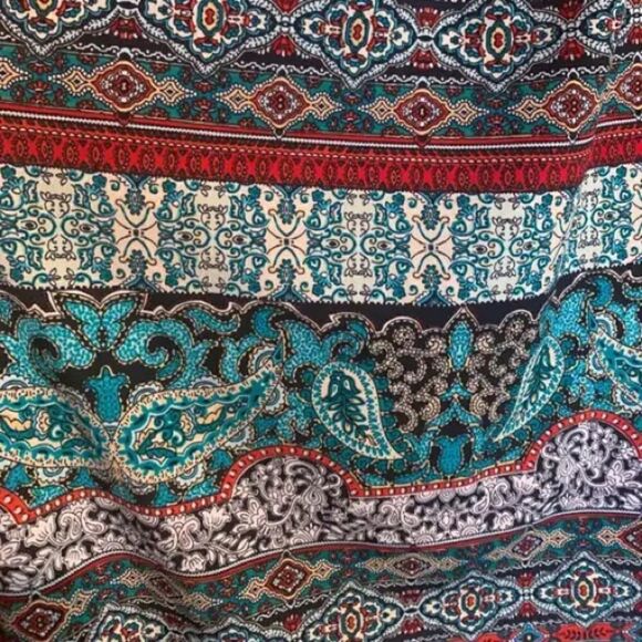 Sweet Storm Multi-Pattern Maxi Dress - Picture 5 of 6